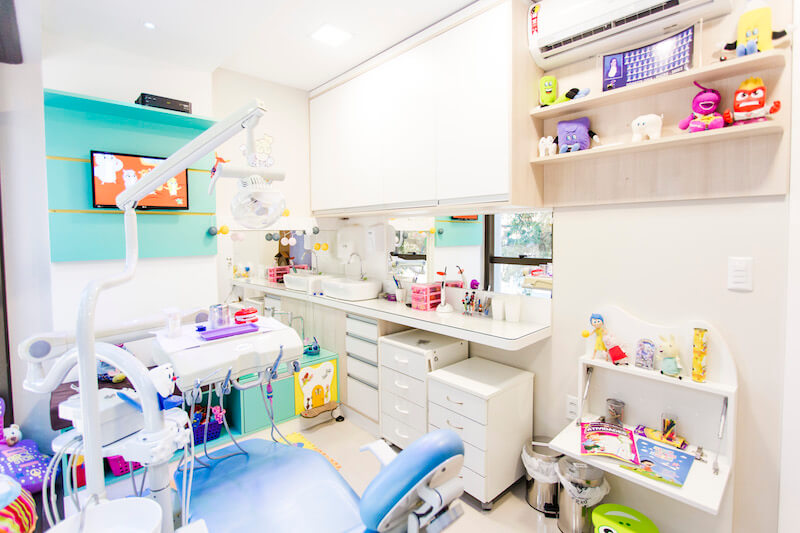 Espaço lúdico para atendimento infantil da OdontoVittá